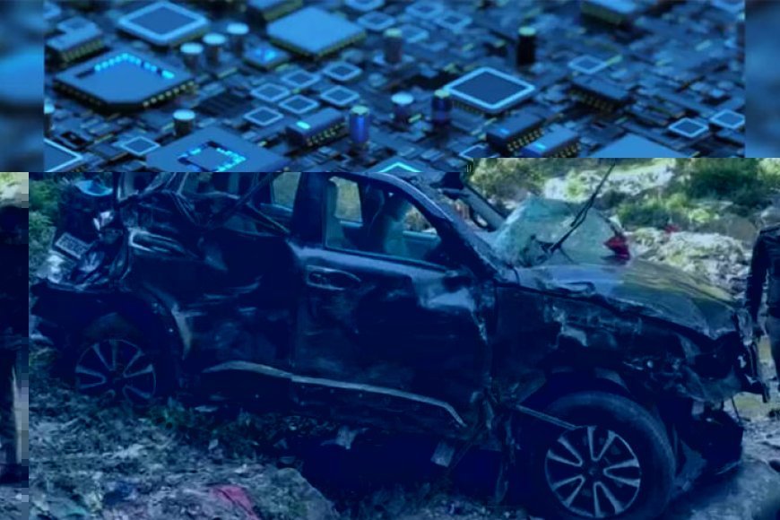 कैंची धाम के पास भीषण सड़क हादसा: श्रद्धालुओं की स्कॉर्पियो खाई में गिरी, 3 की मौत, 5 घायल