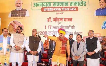 भावांतर भुगतान योजना किसानों की तपोसाधना और समर्पण का सम्मान : मुख्यमंत्री डॉ. यादव