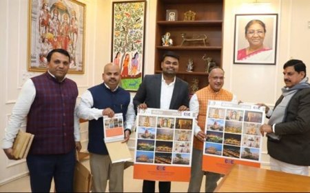 मुख्यमंत्री डॉ. यादव ने किया कॉमन सर्विस सेंटर के कैलेंडर का विमोचन