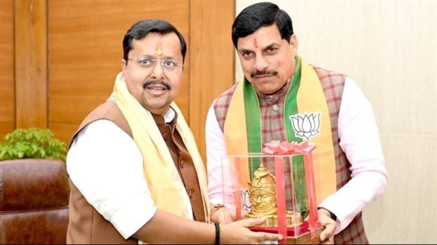 मुख्यमंत्री डॉ. यादव ने की श्री नितिन नबीन से सौजन्य भेंट