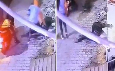 दिल्ली में तड़पते शख्स को मरता छोड़ मोबाइल लूट ले गए स्कूटी सवार, CCTV फुटेज से खुला राज