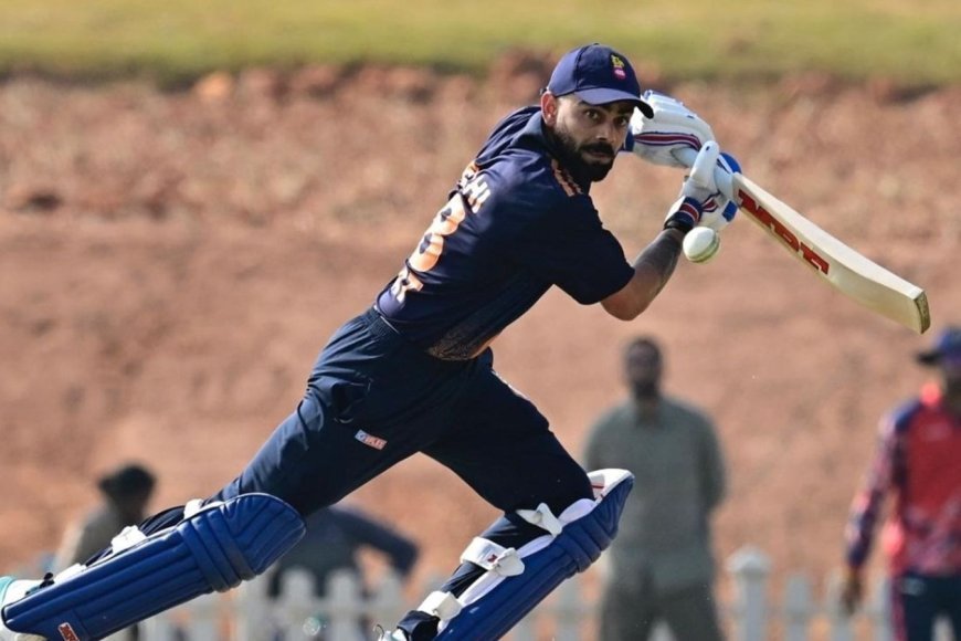 भारत के दिग्गज बल्लेबाज विराट कोहली विजय हजारे ट्रॉफी 2025&26 में एक और मैच खेलते दिखेंगे