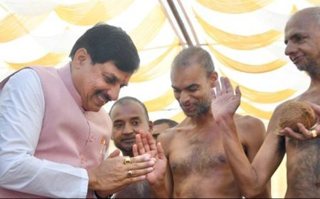 मुख्यमंत्री डॉ. यादव ने महावीर जयंती पर श्रमण मुनि श्री 108 संभव सागर जी महाराज का आशीर्वाद प्राप्त किया