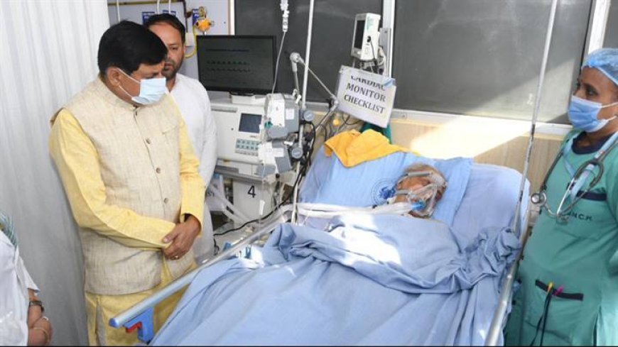 मुख्यमंत्री डॉ. यादव ने पूर्व विधायक श्री राव राजकुमार यादव के स्वास्थ्य की जानकारी प्राप्त की