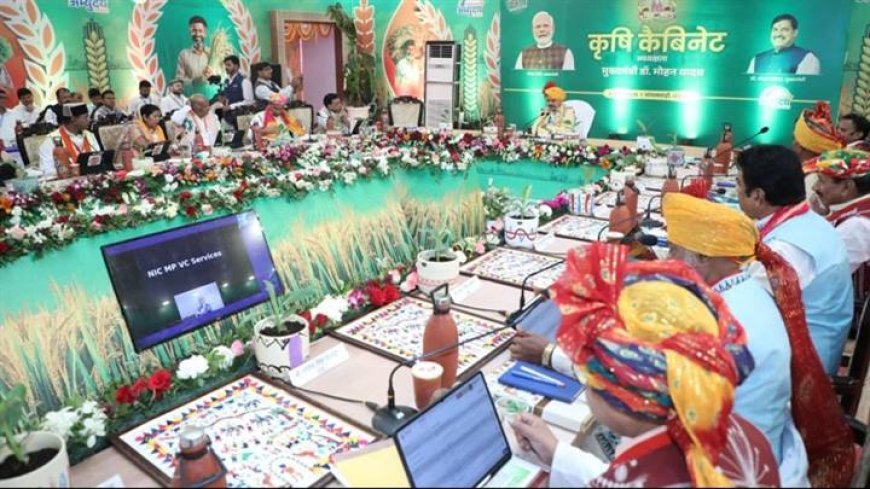 पहली कृषि कैबिनेट में कृषि विकास और सिंचाई योजनाओं के लिए 27 हजार 500 करोड़ रूपये की स्वीकृति