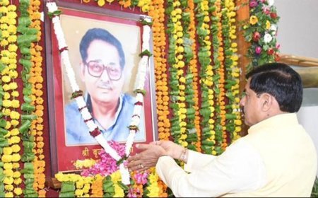 मुख्यमंत्री डॉ. यादव ने पूर्व विधानसभा अध्यक्ष श्रद्धेय बृजमोहन मिश्रा की जयंती पर पुष्पांजलि अर्पित की