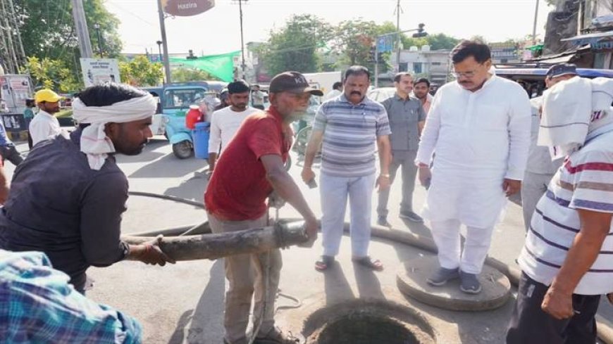 पानी की आपूर्ति और साफ-सफाई व्यवस्था में कोताही बर्दाश्त नहीं करेंगे: ऊर्जा मंत्री श्री तोमर