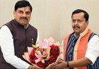 मुख्यमंत्री डॉ. मोहन यादव ने नई दिल्ली में राष्ट्रीय अध्यक्ष श्री नितिन नबीन को पुष्प-गुच्छ भेंट कर सौजन्य मुलाकात की और समसामयिक विषयों पर चर्चा की।