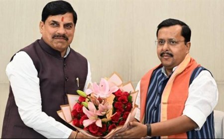 मुख्यमंत्री डॉ. यादव ने नई दिल्ली में श्री नबीन और केन्द्रीय शिक्षा मंत्री श्री प्रधान से की सौजन्य भेंट