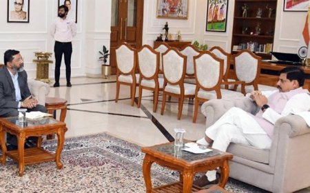मुख्यमंत्री डॉ. यादव से मिला एनडीएमए का प्रतिनिधिमंडल