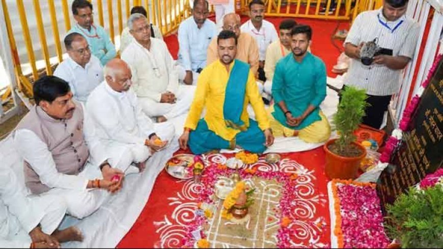 मुख्यमंत्री डॉ. मोहन यादव ने ग्वालियर में ऋषि गालव विश्वविद्यालय का भूमि-पूजन किया।