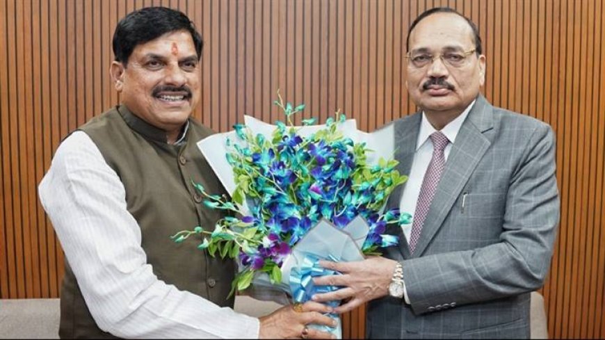 मुख्यमंत्री डॉ. यादव ने मुख्य न्यायाधीश न्यायमूर्ति श्री सूर्यकांत से भेंट की