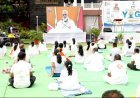 12वाँ अंतर्राष्ट्रीय योग दिवस कार्यक्रम लोकभवन में मना