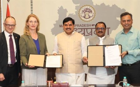 मुख्यमंत्री डॉ. यादव की मौजूदगी में एग्रो सौर पीवी के लिए हुआ एमओयू