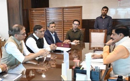 मुख्यमंत्री डॉ. यादव से हिंदुस्तान कोका-कोला बेवरेजेस के मुख्य कार्यकारी अधिकारी श्री हेमंत रुपानी ने की भेंट