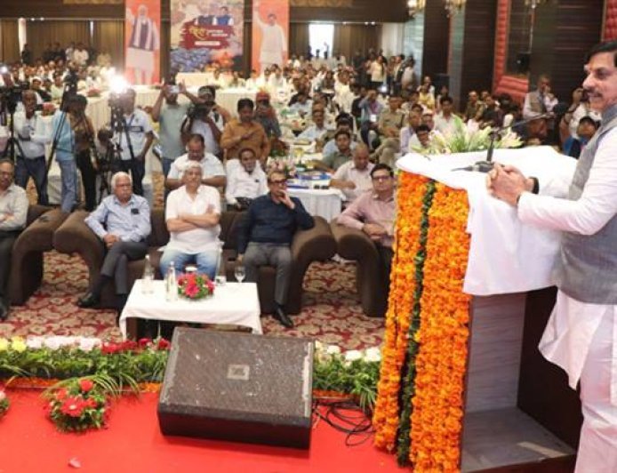 मुख्यमंत्री डॉ. मोहन यादव ने उज्जैन में "सिंहस्थ : 2016 का अनुभव, सिंहस्थ : 2028 का संकल्प" कार्यशाला को सम्बोधित  किया।