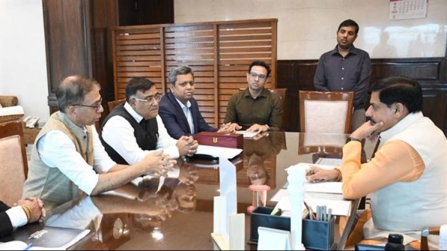 मुख्यमंत्री डॉ. यादव से हिंदुस्तान कोका-कोला बेवरेजेस के मुख्य कार्यकारी अधिकारी श्री हेमंत रुपानी ने की भेंट