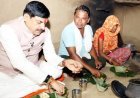 मुख्यमंत्री डॉ. यादव ने जनजातीय परिवार के घर किया भोजन
