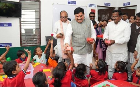 आदर्श आंगनवाड़ी केंद्र बच्चों के सर्वांगीण विकास की प्रथम पाठशाला : मुख्यमंत्री डॉ. यादव