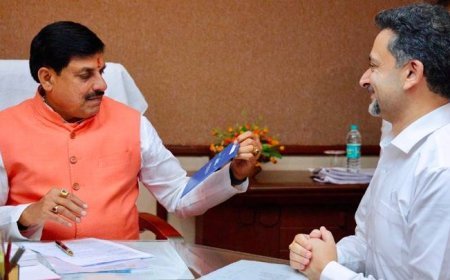 मुख्यमंत्री डॉ. यादव से मिले सीजी पॉवर के एमडी श्री कौल