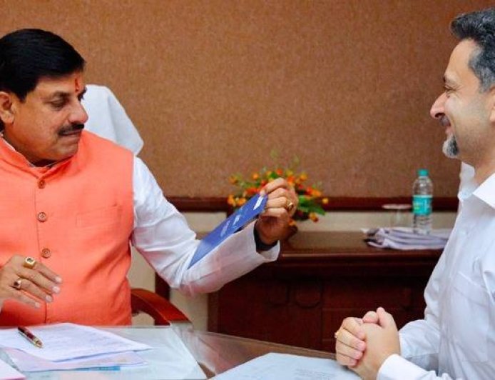 मुख्यमंत्री डॉ. यादव से मिले सीजी पॉवर के एमडी श्री कौल