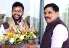 मुख्यमंत्री डॉ. यादव से केंद्रीय नागरिक उड्डयन मंत्री श्री नायडू ने की सौजन्य भेंट
