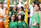 मुख्यमंत्री डॉ. यादव बहनों के आग्रह पर झूला उत्सव में पहुंचे
