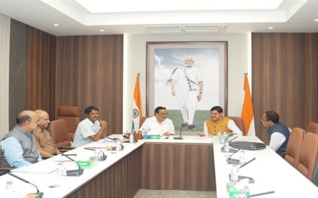 मुख्यमंत्री डॉ. यादव ने केंद्रीय मंत्री श्री पाटिल से की सौजन्य भेंट
