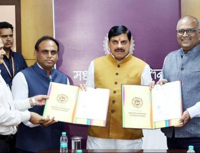 मुख्यमंत्री डॉ. यादव की गरिमामयी उपस्थिति में मध्यप्रदेश पर्यटन बोर्ड और टाटा स्ट्राइव के मध्य हुआ एमओयू