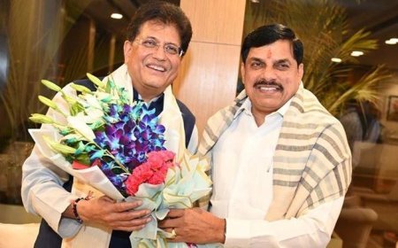 मुख्यमंत्री डॉ. यादव ने केंद्रीय मंत्री श्री पीयूष गोयल से की मुलाकात