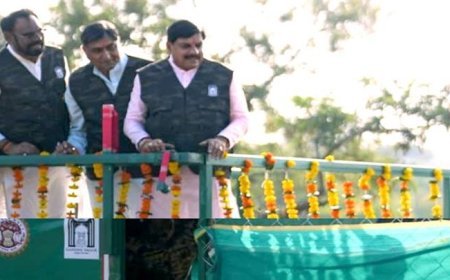 मुख्यमंत्री डॉ. यादव ने गांधी सागर अभयारण्य में छोड़ी मादा चीता राधा