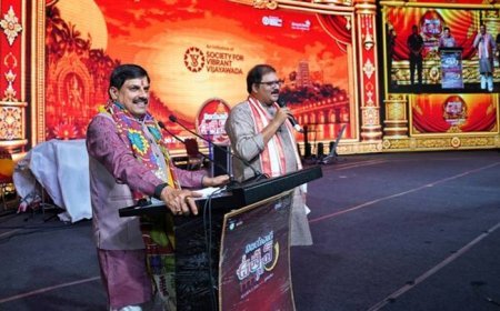 मुख्यमंत्री डॉ. यादव विजयवाड़ा उत्सव में हुए शामिल