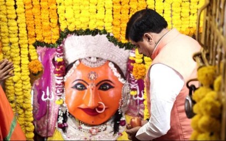 मुख्यमंत्री डॉ. यादव ने नगरकोट माता के दर्शन किए